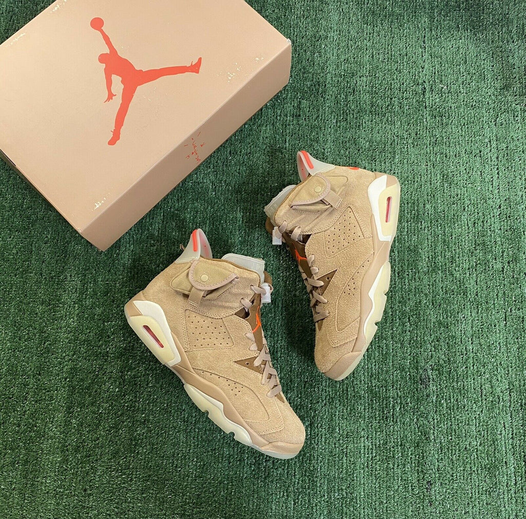 Travis Scott British Khaki — Jordan 6 Retro