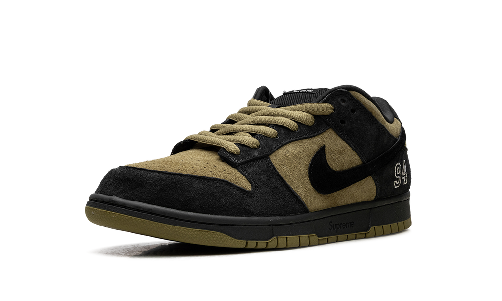 "Supreme - Camper Green" SB Dunk Low HQ8487 300 - product image from the listing.
