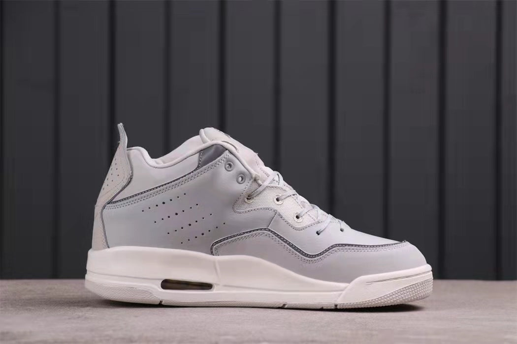 Jordan 23 Low Sneakers in White Gray AR1002-003 - product image from the listing.