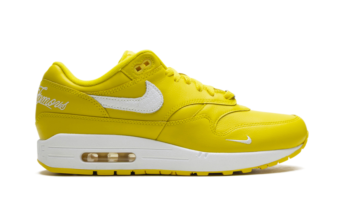 "Supreme Speed Yellow" Air Max 1 '87 SP HF8813 700 - product image from the listing.