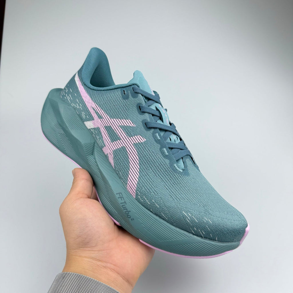 ASICS Gel-Nimbus 27 Running Shoes in Blue Pink 1012C765-001 - product image from the listing.