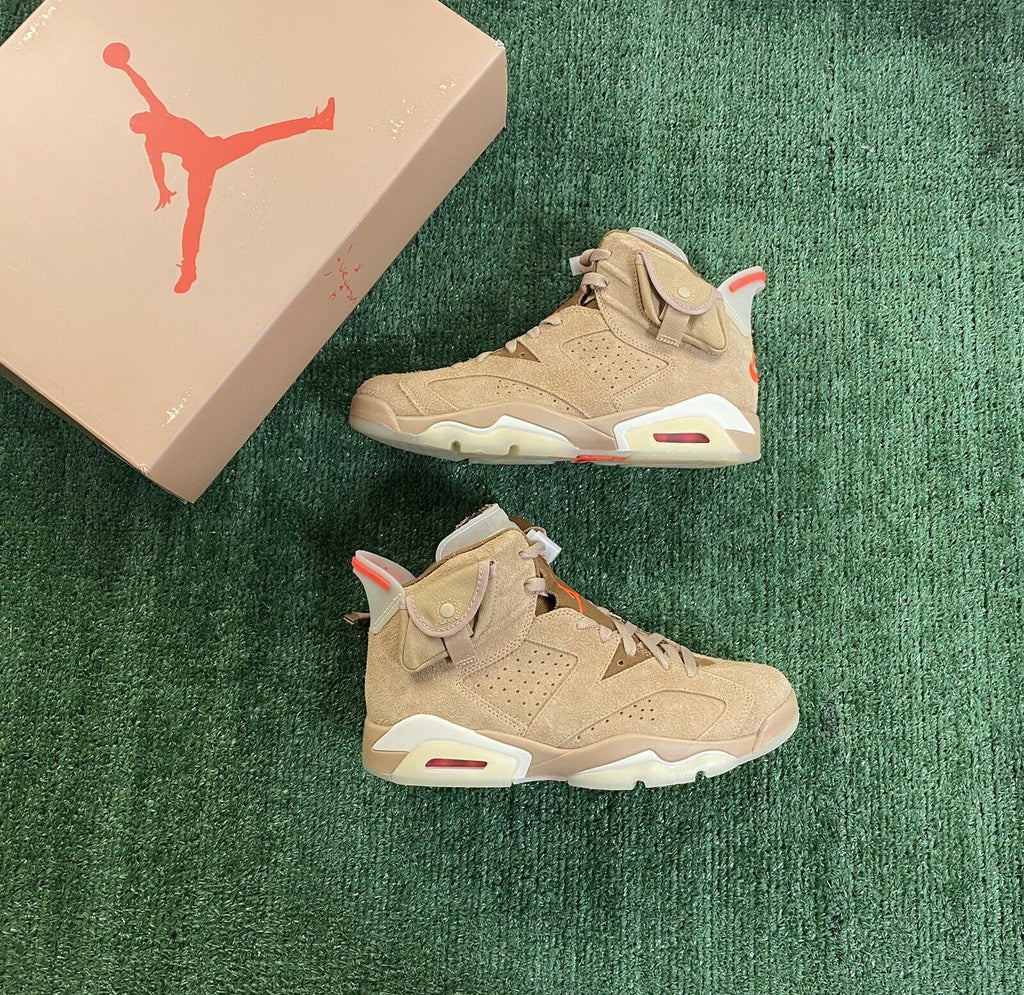 Travis Scott British Khaki — Jordan 6 Retro