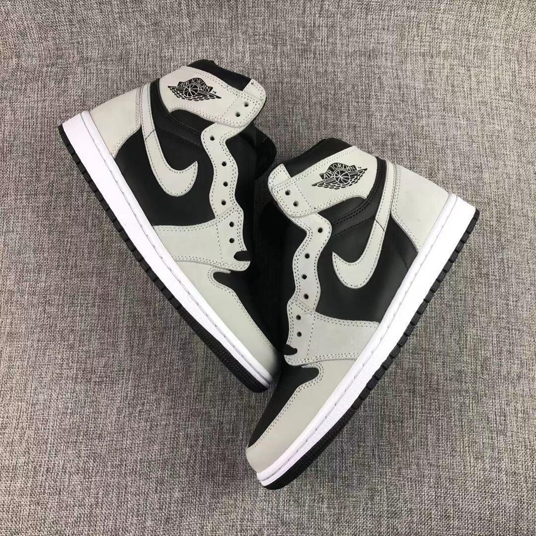 Air Jordan 1 High OG Shadow 2.0 Black Grey Sneakers - product image from the listing.