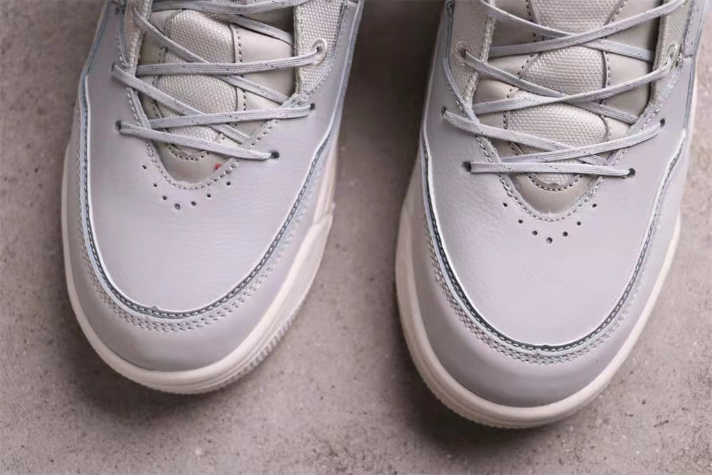 Jordan 23 Low Sneakers in White Gray AR1002-003 - product image from the listing.