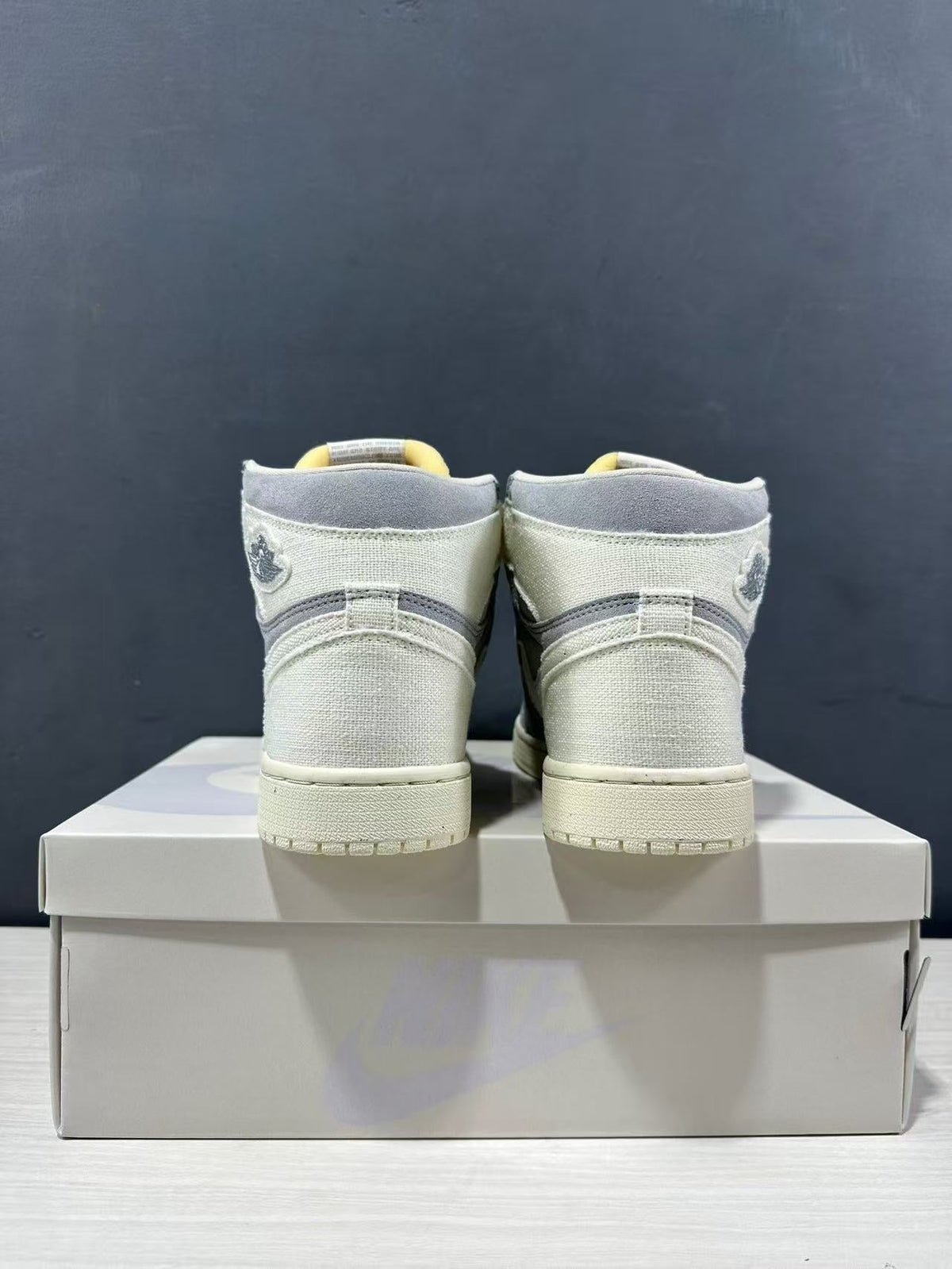 Air Jordan 1 High Sneakers Grey FD8636-011 - product image from the listing.