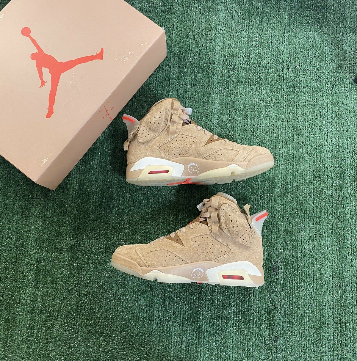 Travis Scott British Khaki — Jordan 6 Retro