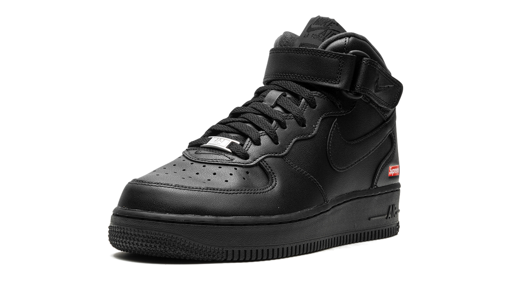"Supreme - Mini Box Logo Black" Air Force 1 Mid FZ8784 001 - product image from the listing.