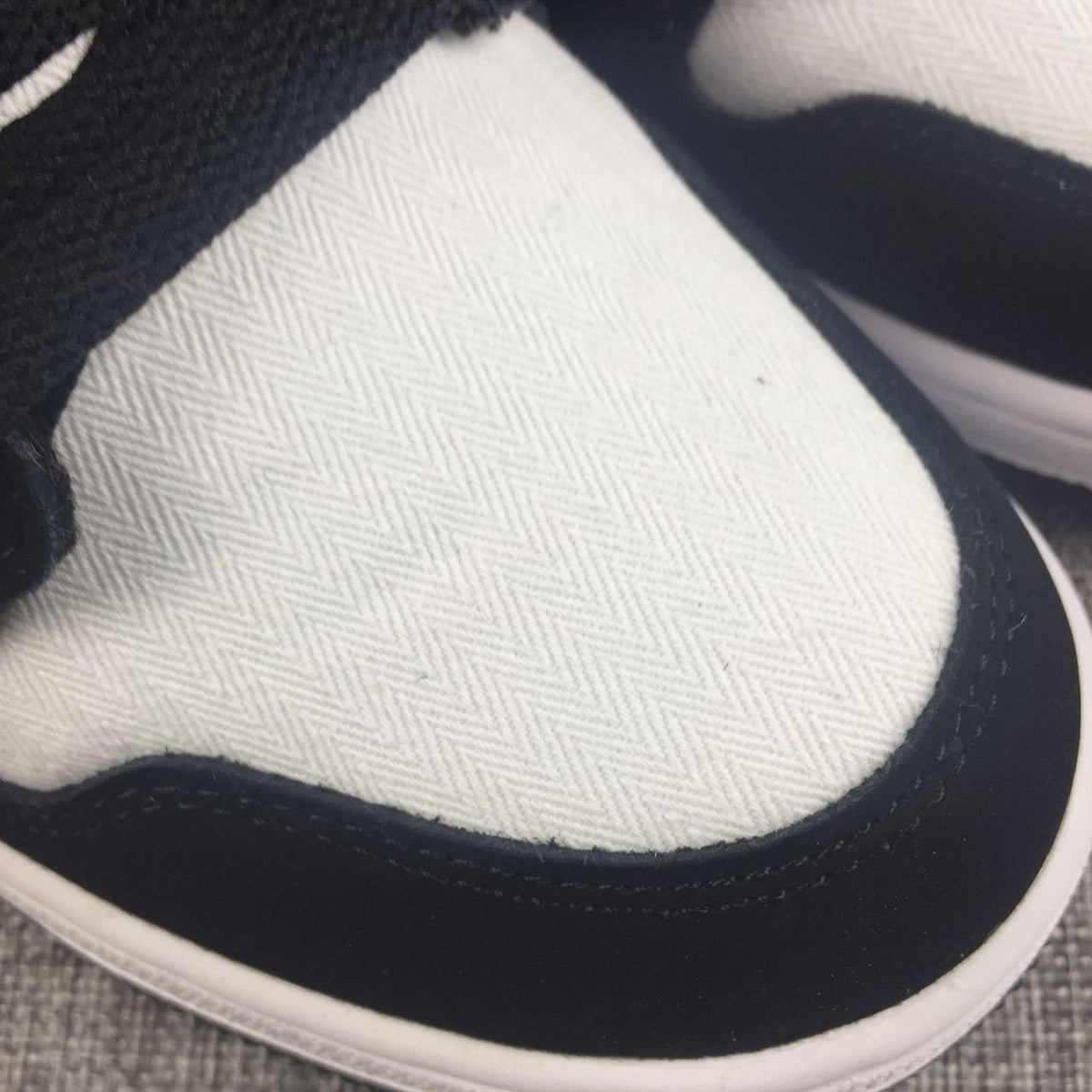 Air Jordan 1 High Black White Pink Sneakers - product image from the listing.