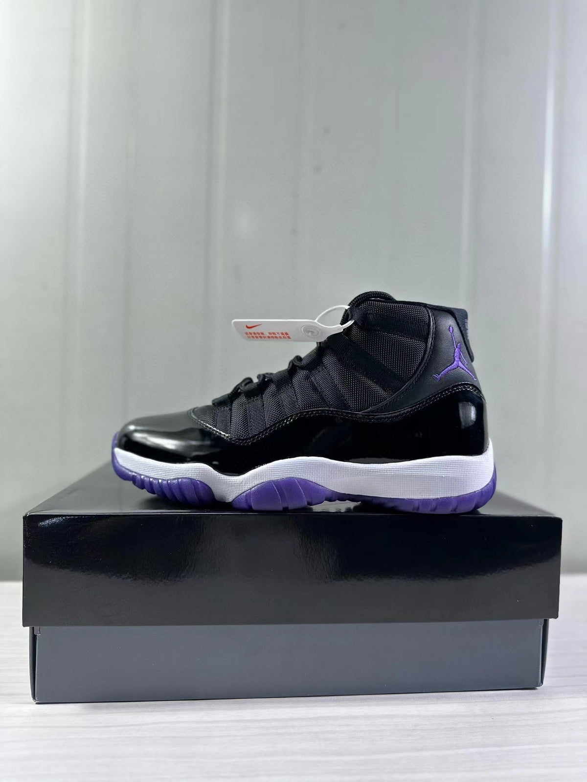 Air Jordan 11 Retro Space Jam Black Purple CT8812-999 - product image from the listing.