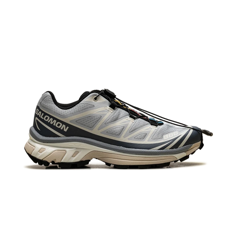 Salomon XT-6 Trail Running Shoes Pearl Blue Grisaille Vanilla Ice