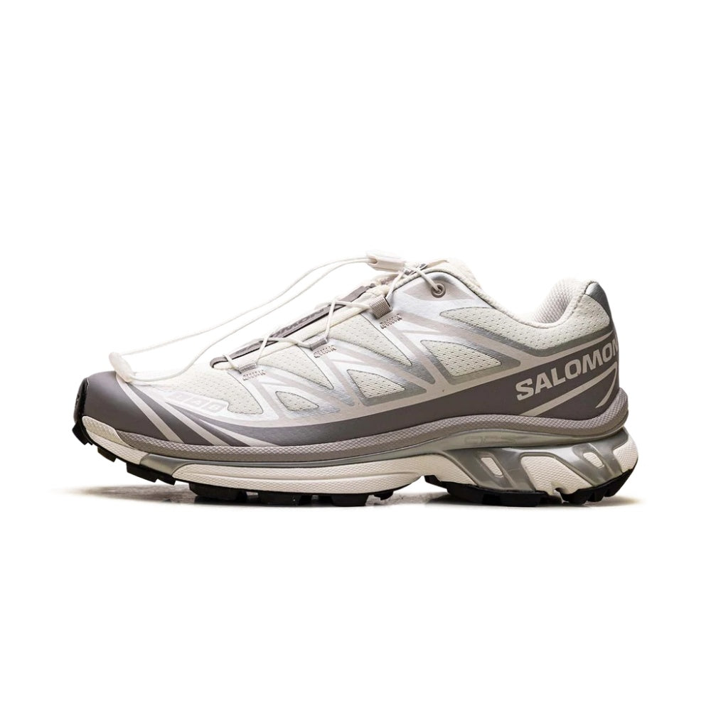 Salomon XT-6 Trail Running Shoes Vanilla Ice Silver Lilac Ash