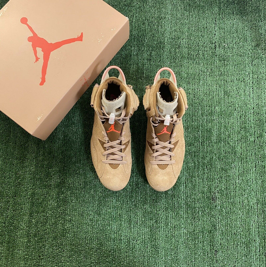 Travis Scott British Khaki — Jordan 6 Retro