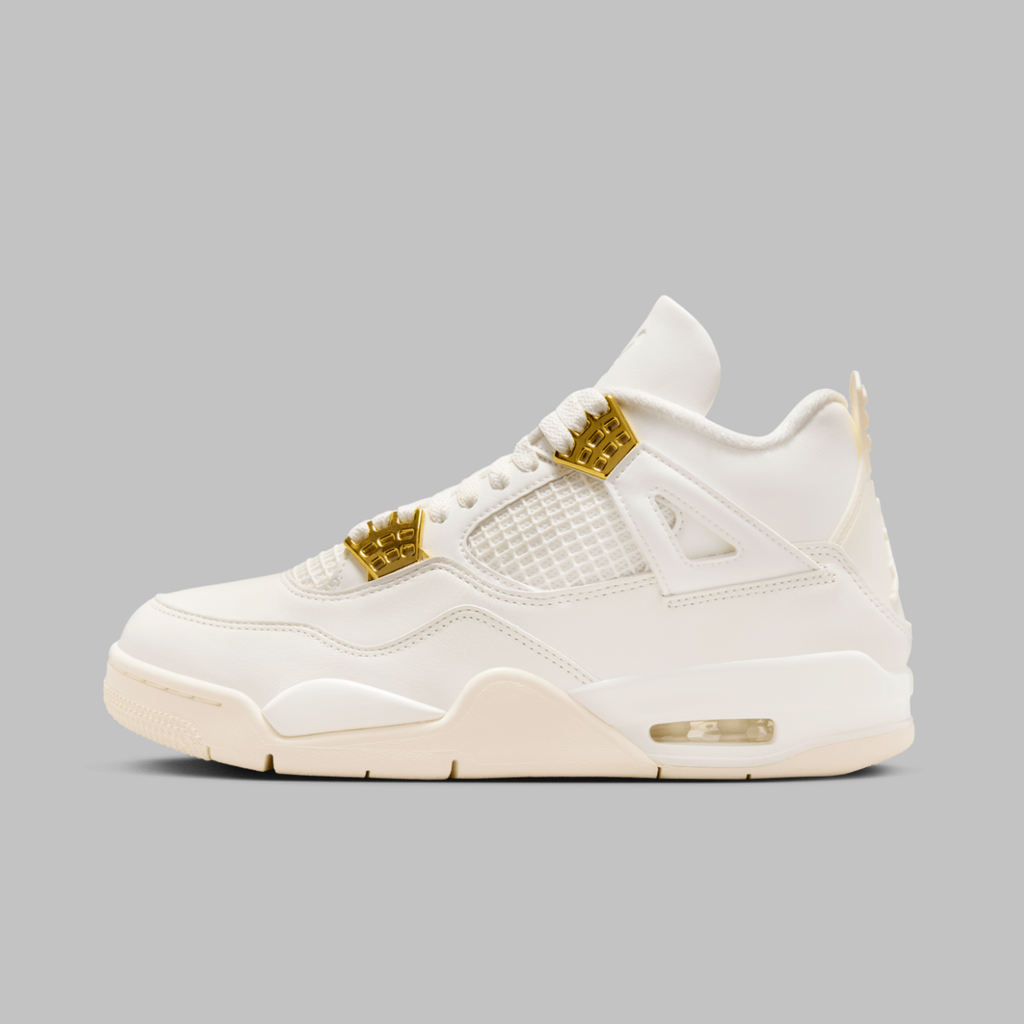 Metallic Gold — Air Jordan 4 Retro Sneakers AQ9129-170