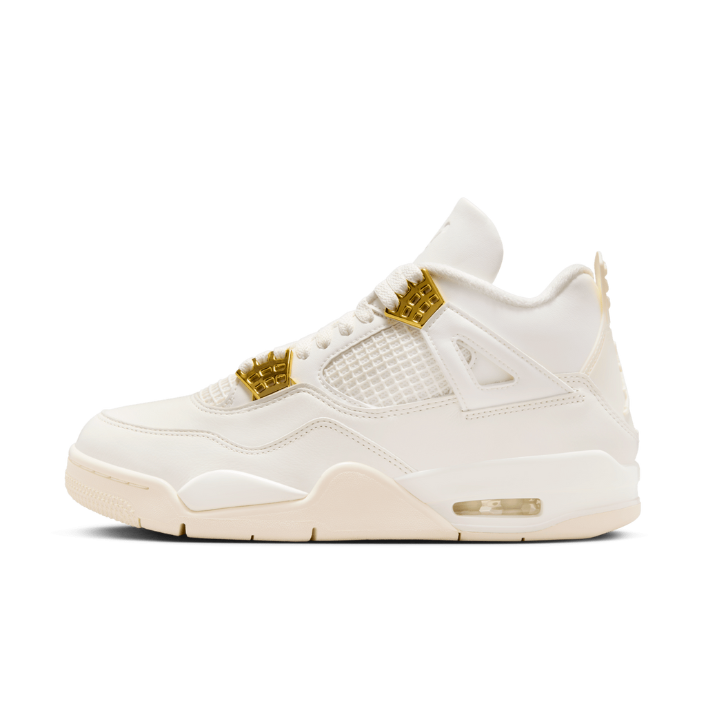 Metallic Gold — Air Jordan 4 Retro Sneakers AQ9129-170