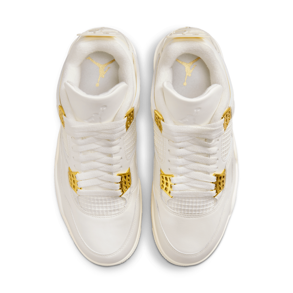 Metallic Gold — Air Jordan 4 Retro Sneakers AQ9129-170