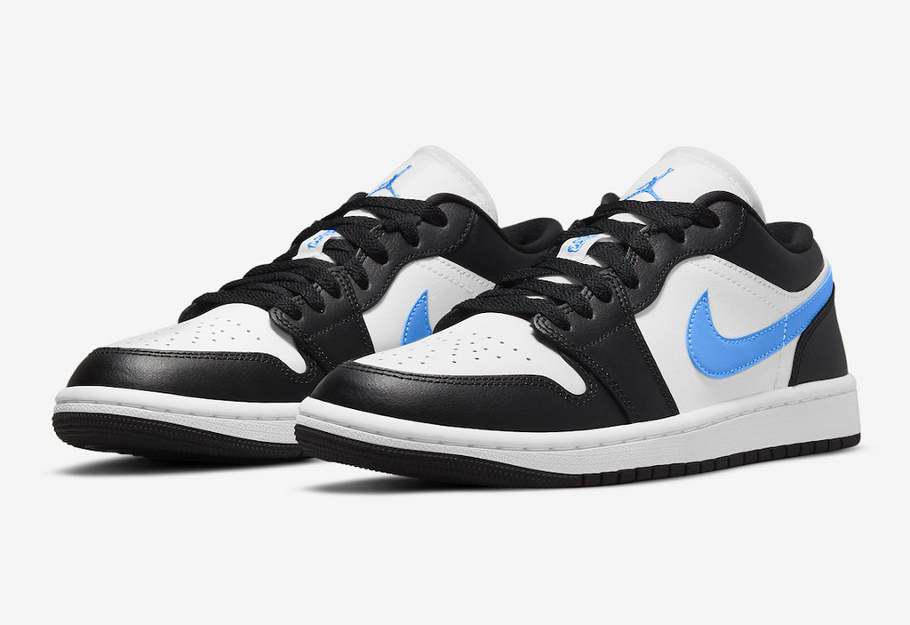 Black University Blue White — Jordan 1 Low