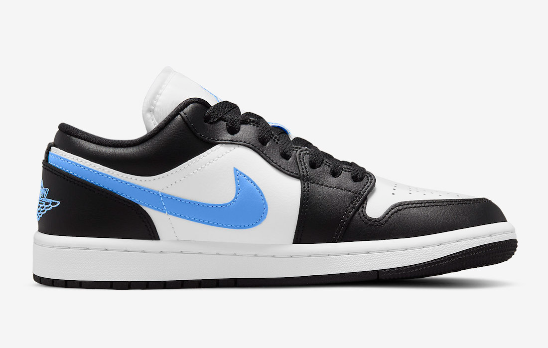 Black University Blue White — Jordan 1 Low