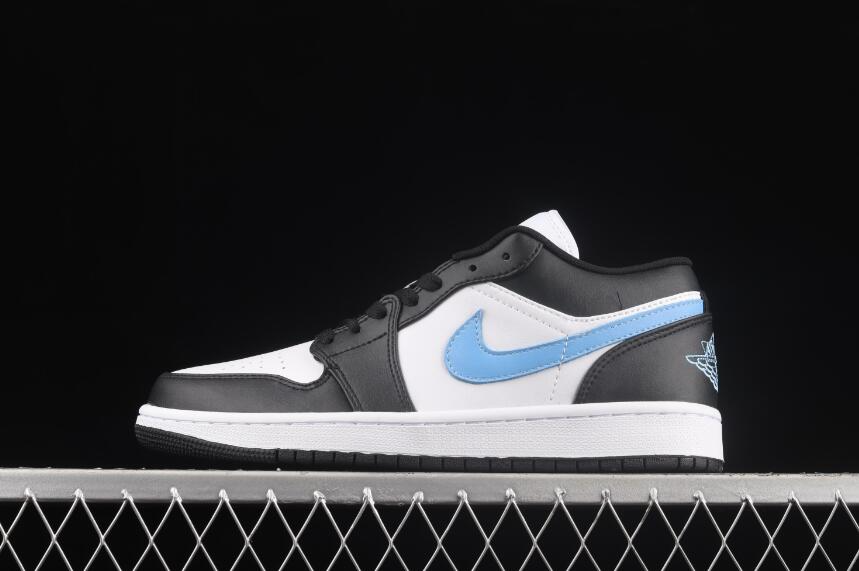 Black University Blue White — Jordan 1 Low