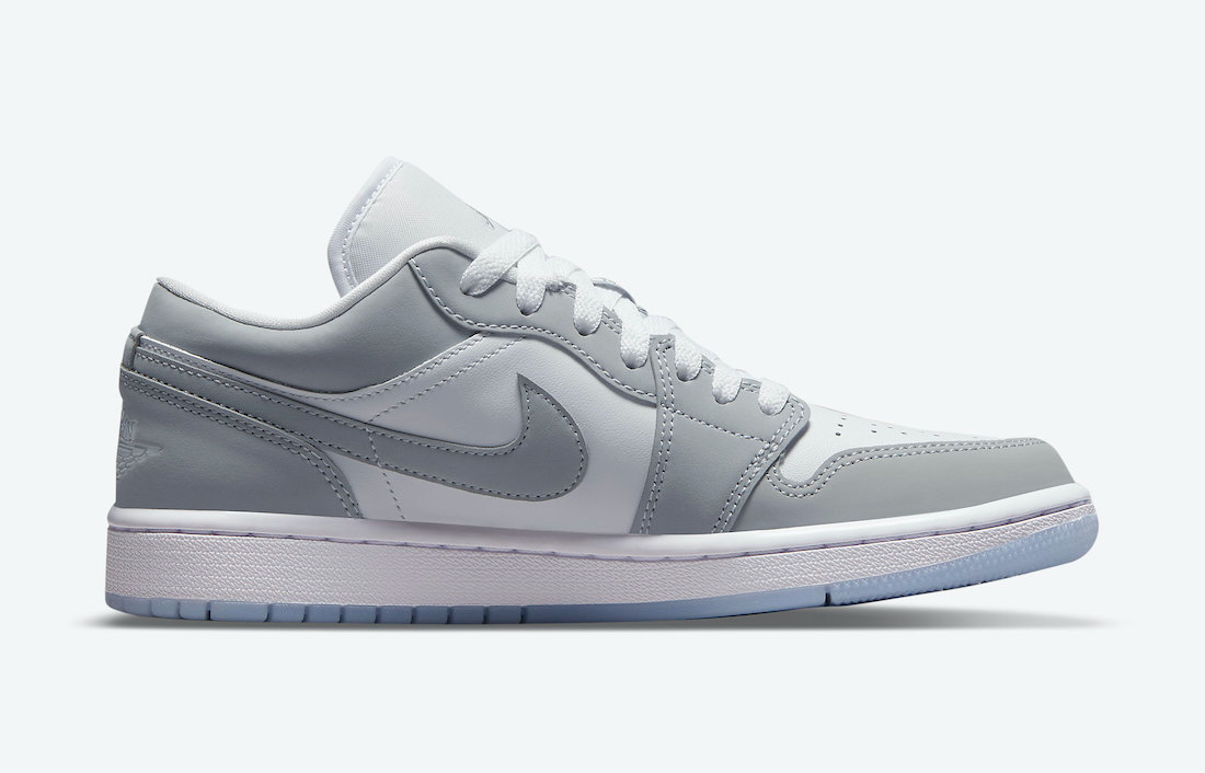 Women's Wolf Grey — Air Jordan 1 Low