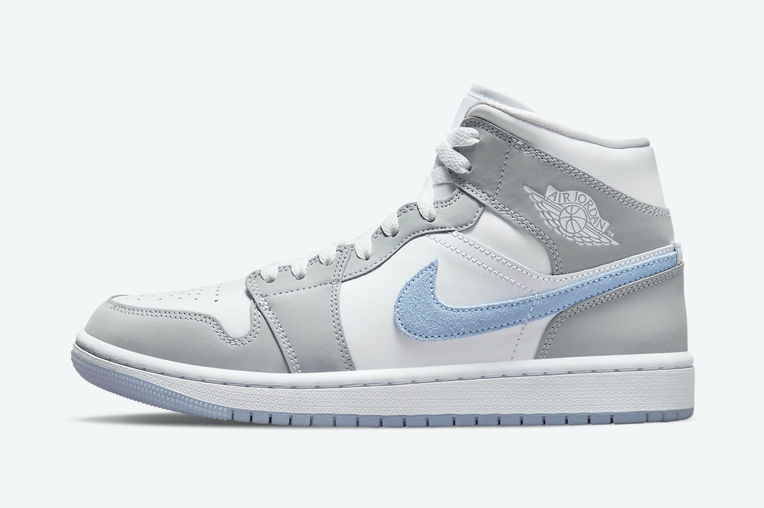 Wolf Grey Aluminum (Women's) — Jordan 1 Mid