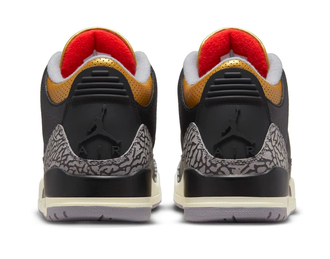 Black Cement Gold (W) — Jordan 3 Retro