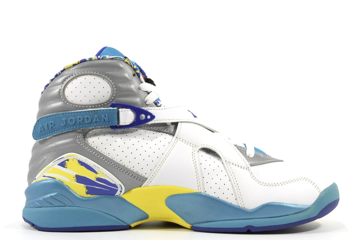 Women's Air Jordan 8 "White Aqua" - product image from the listing.