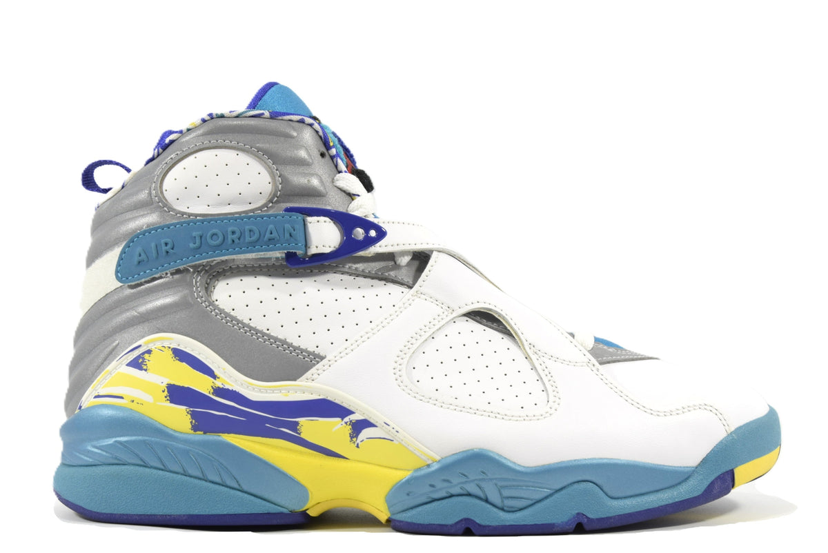 Women's Air Jordan 8 "White Aqua" - product image from the listing.