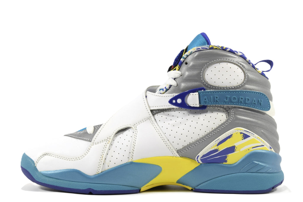 Women's Air Jordan 8 "White Aqua" - product image from the listing.