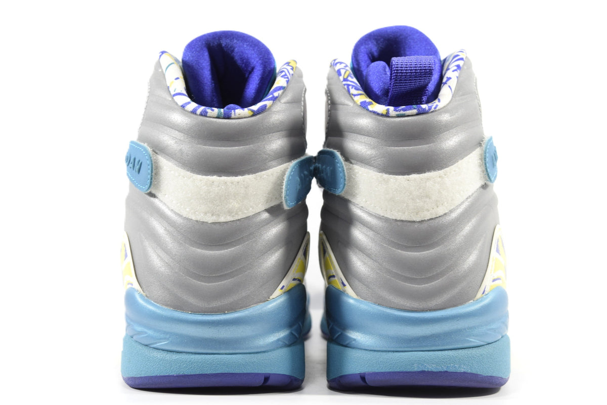 Women's Air Jordan 8 "White Aqua" - product image from the listing.