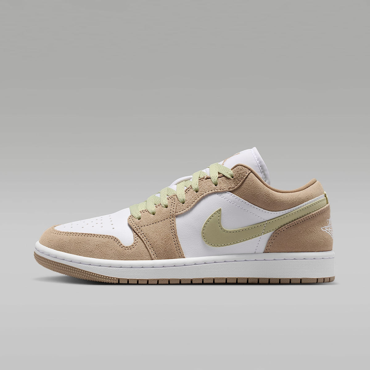 Khaki/Olive Aura — Air Jordan 1 Low DC0774-204
