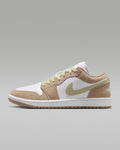 Khaki Olive Aura — Air Jordan 1 Low Sneakers DC0774-204