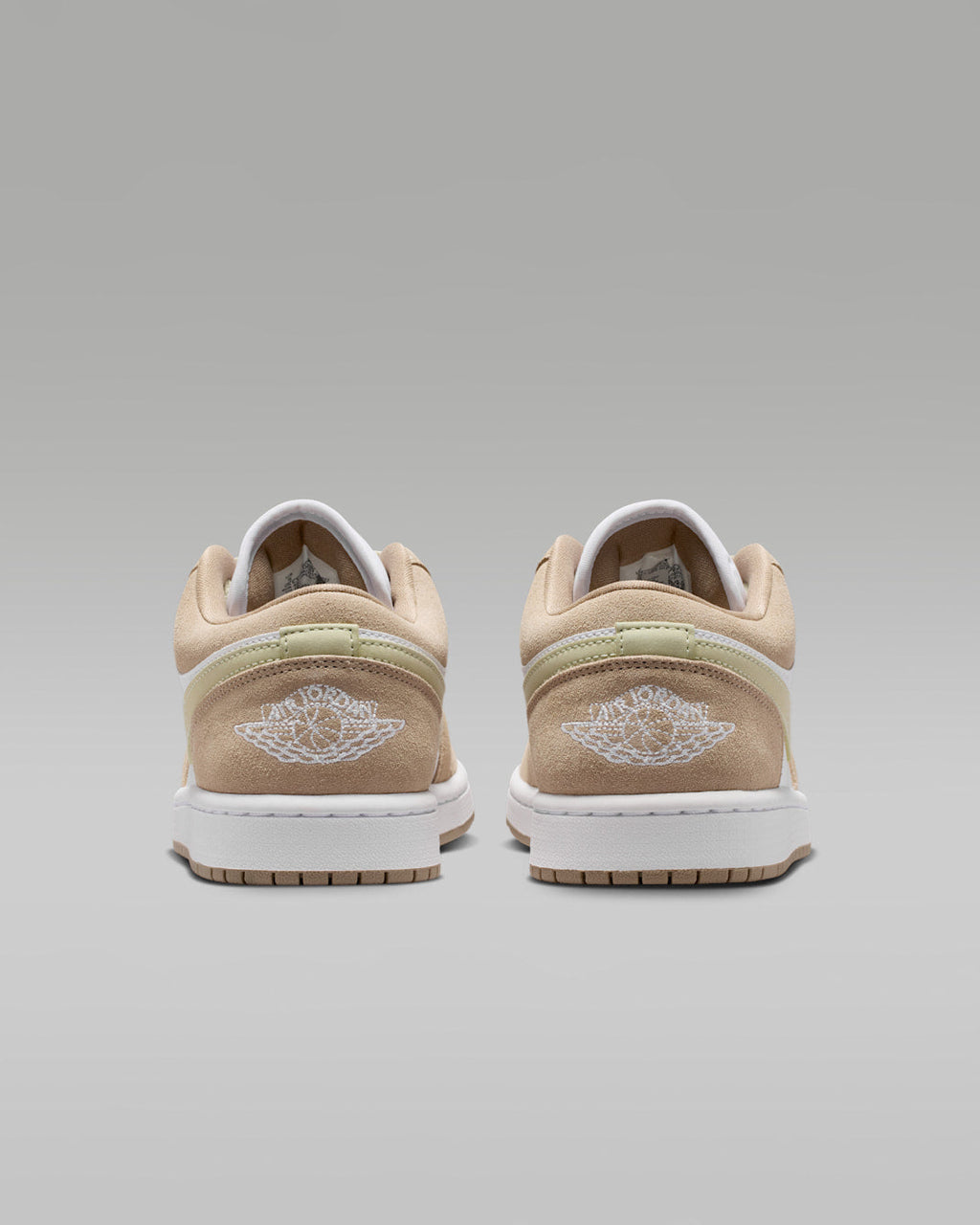 Khaki Olive Aura — Air Jordan 1 Low Sneakers DC0774-204