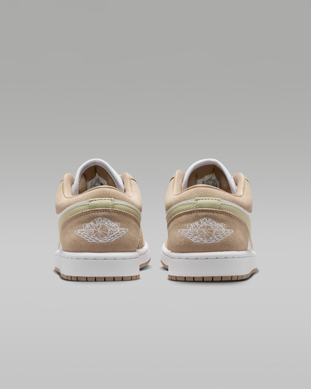 Khaki Olive Aura — Air Jordan 1 Low Sneakers DC0774-204