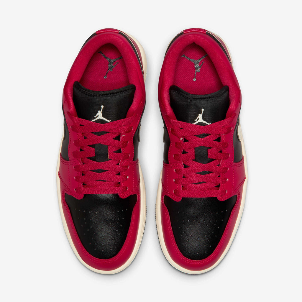 Mystic Hibiscus Black — Air Jordan 1 Low Sneakers DC0774-605