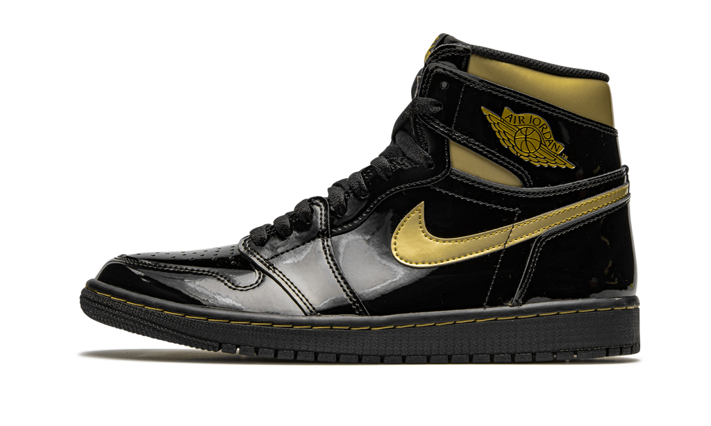 "Black Metallic Gold" Air Jordan 1 Retro High OG 555088 032 - product image from the listing.