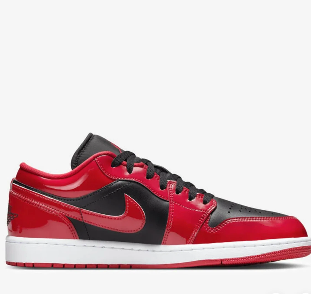 Black/Varsity Red — Air Jordan 1 Low SE HV4089-006