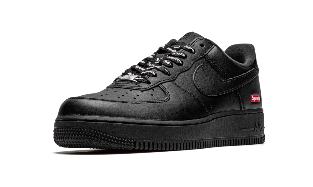 "Supreme - Mini Box Logo Black" Air Force 1 Low CU9225 001 - product image from the listing.