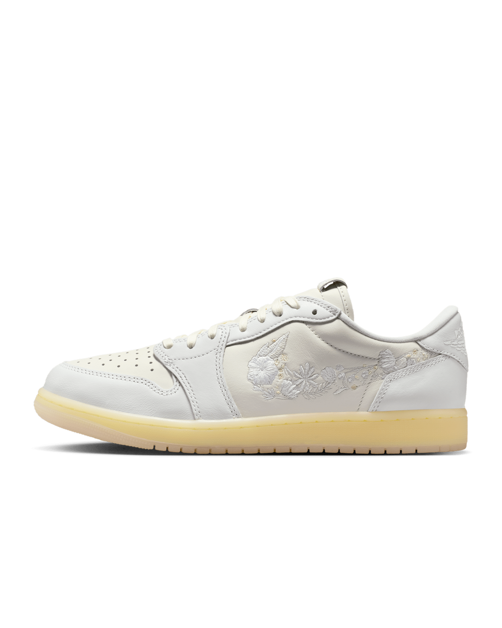 Floral Swoosh — Air Jordan 1 Low OG Sneakers IF4391-100