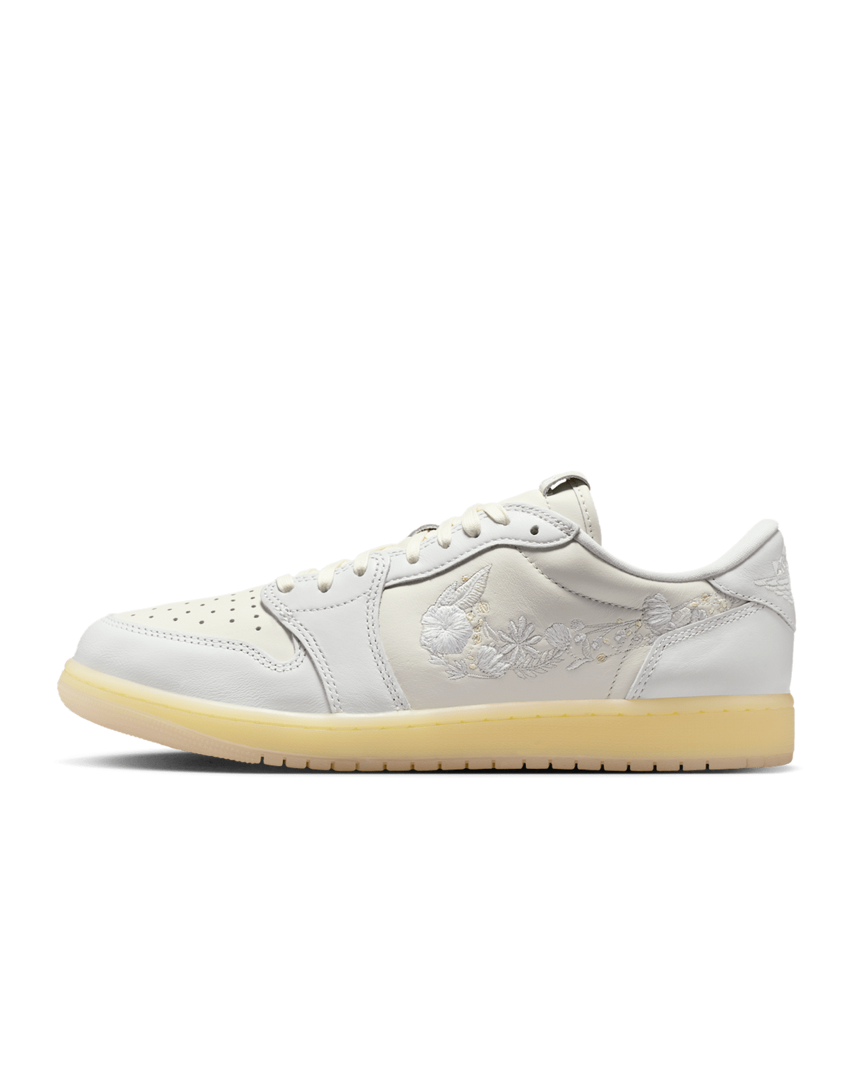 Floral Swoosh — Air Jordan 1 Low OG Sneakers IF4391-100