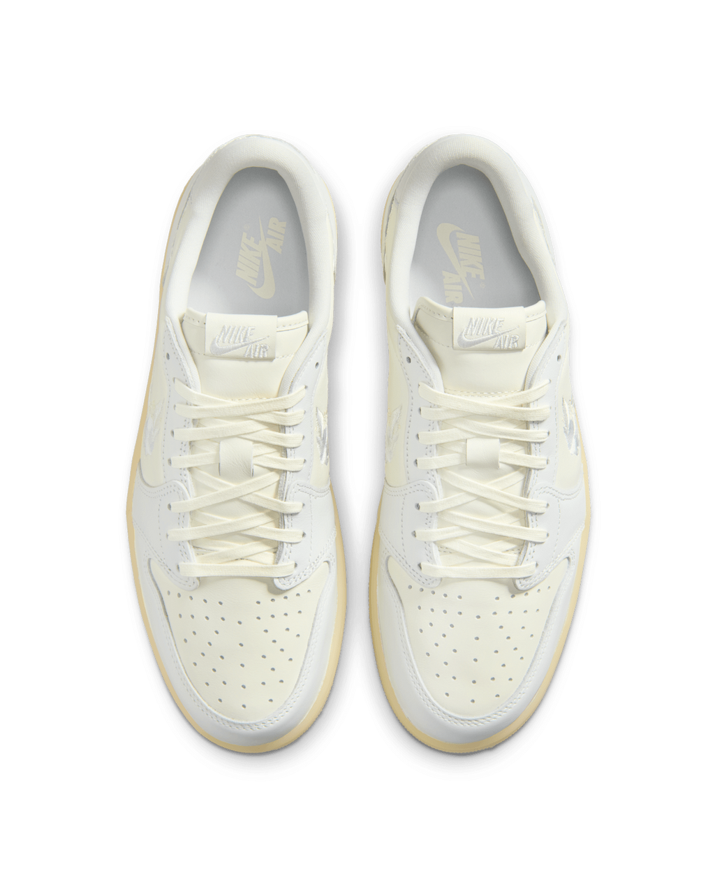 Floral Swoosh — Air Jordan 1 Low OG Sneakers IF4391-100