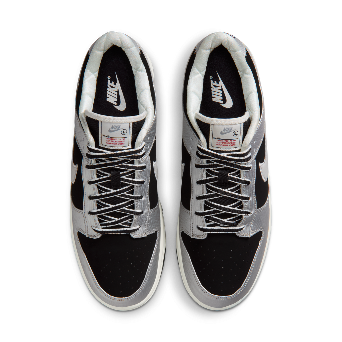 Metallic Silver Black — Nike Dunk Low Retro IM4413-001