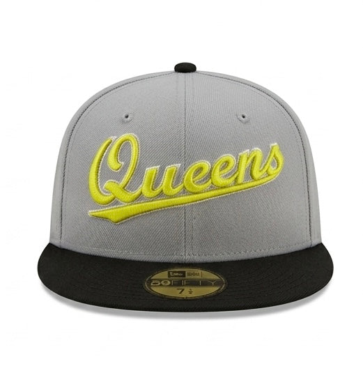 Grey / Black / Neon Queens Fitted by New Era — product image