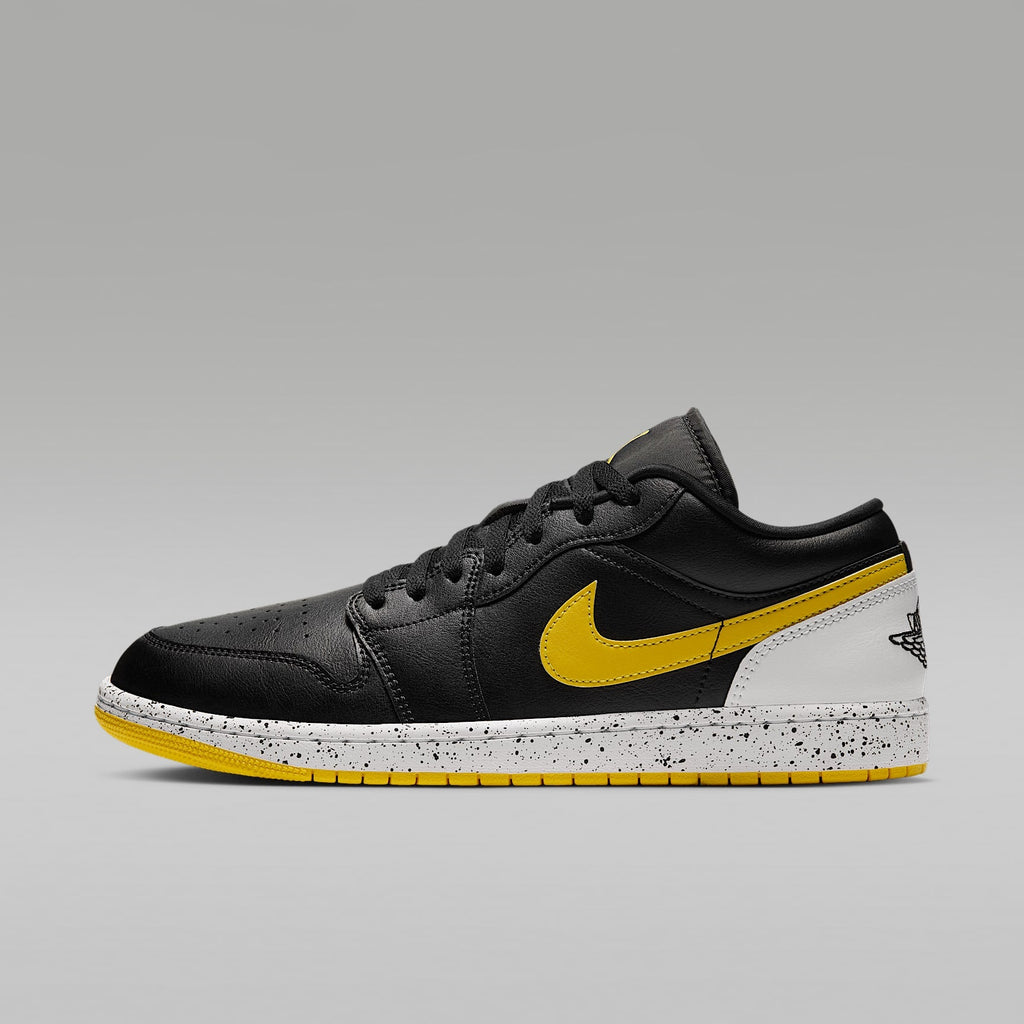 Men's Shoes - Black/White/Tour Yellow — Air Jordan 1 Low SE IX3529-010