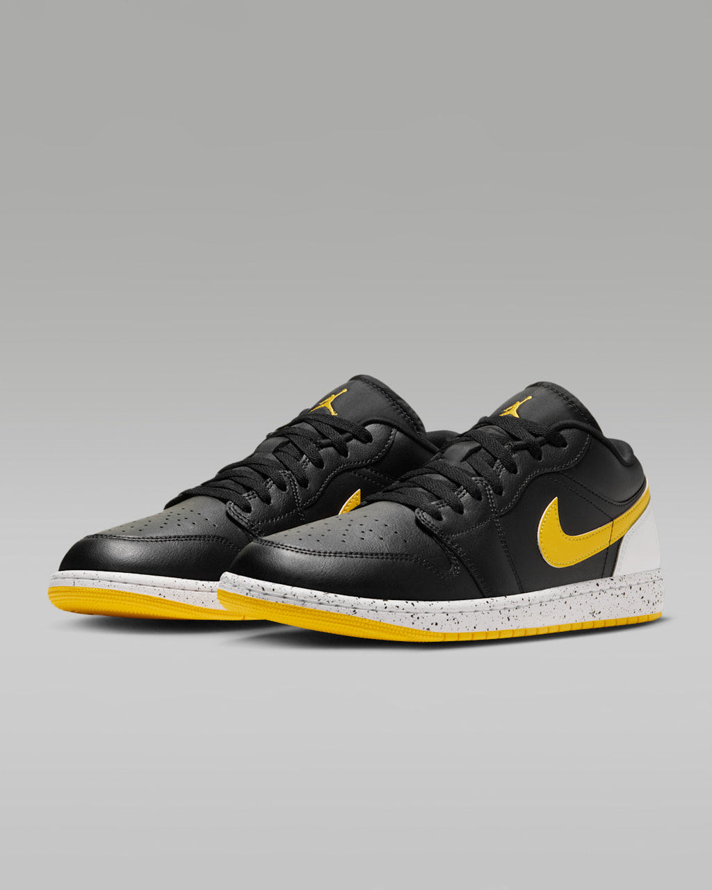 Men's Shoes - Black/White/Tour Yellow — Air Jordan 1 Low SE IX3529-010