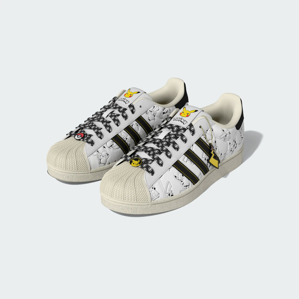 White Pikachu — Adidas Pokemon Superstar II — product image