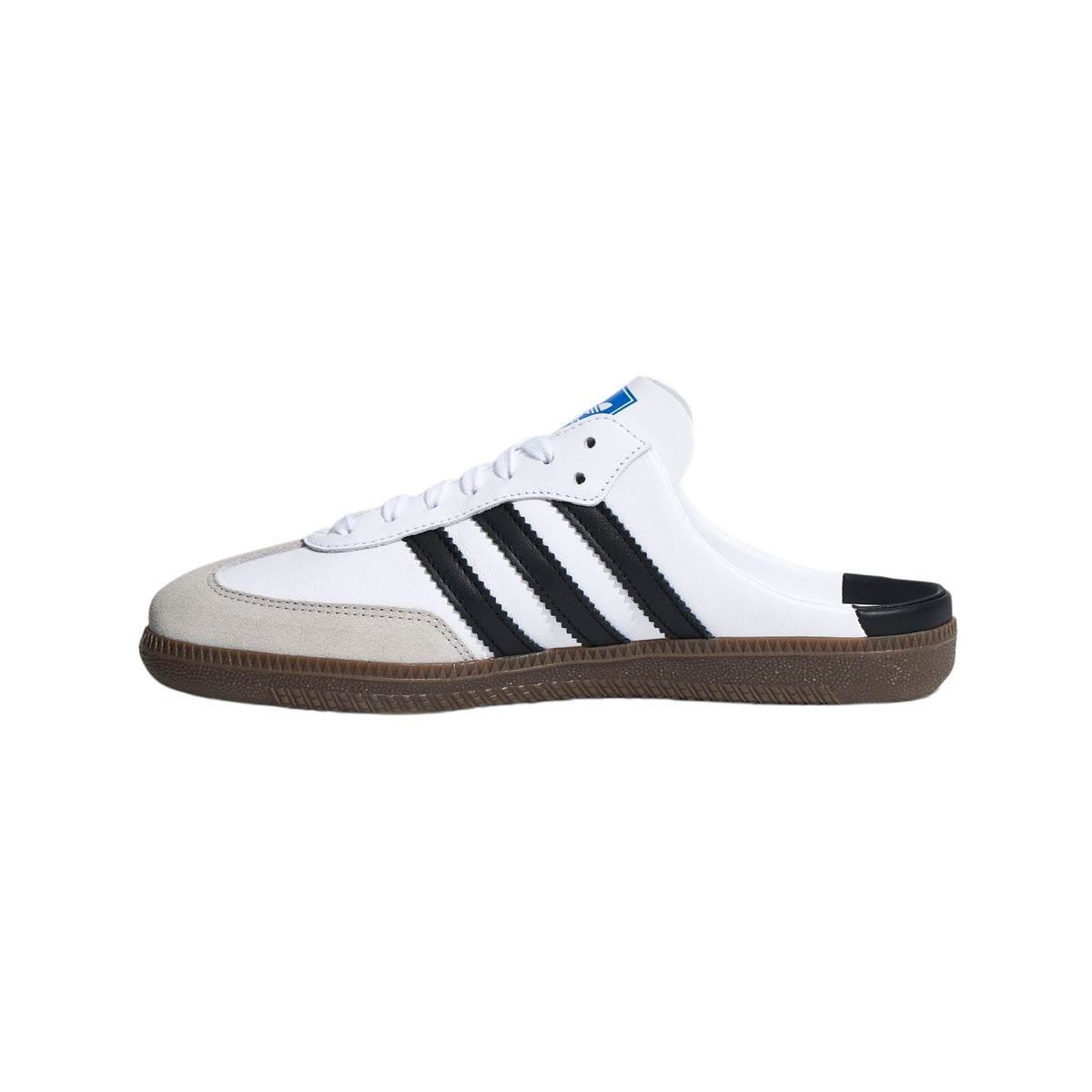 adidas Samba OG Mule Cloud White/Core Black/Gold Metallic Backless Sneakers - LB3814