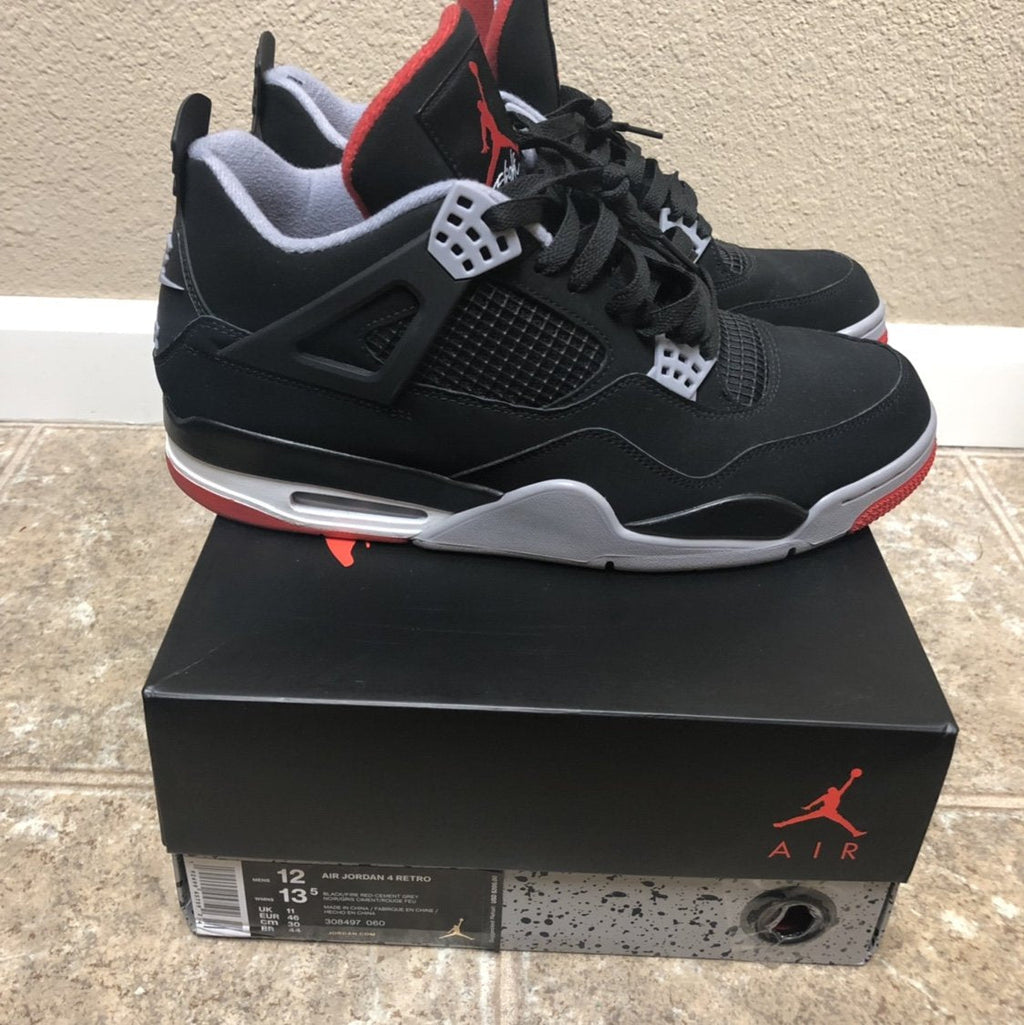 Bred 2019 Release Men's - 308497-060 — Air Jordan 4 Retro
