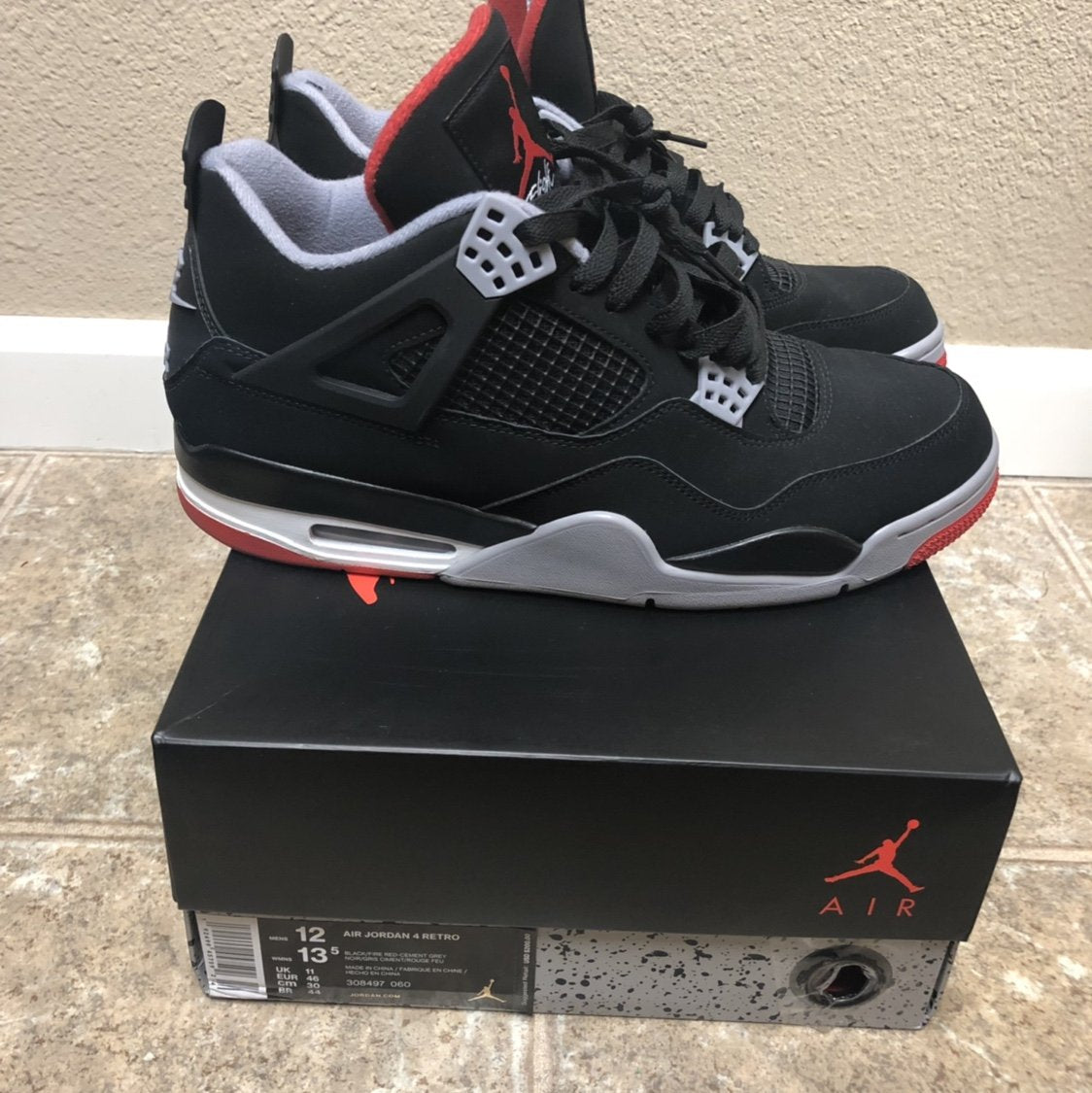 Bred 2019 Release Men's - 308497-060 — Air Jordan 4 Retro