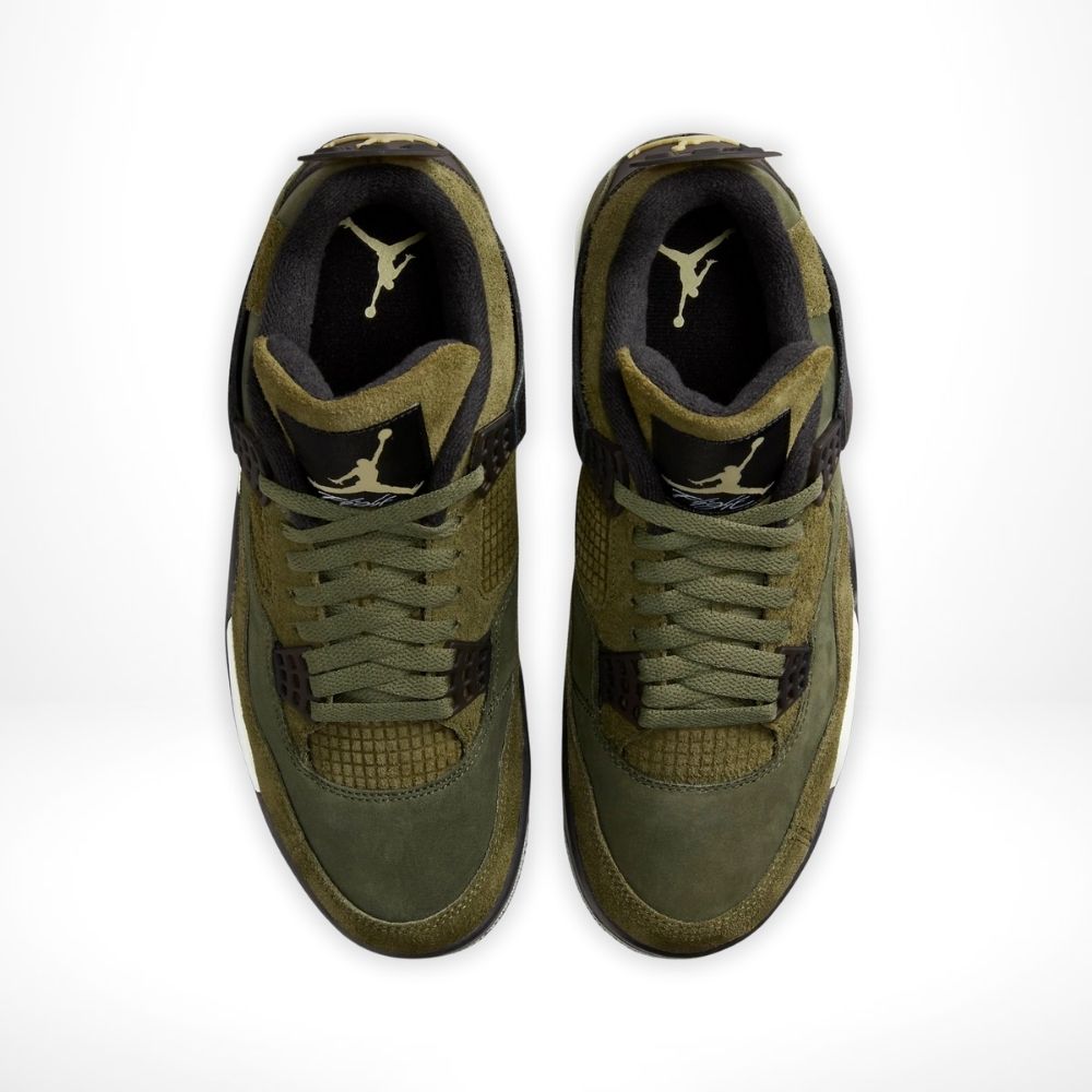Craft Medium Olive Canvas SE — Air Jordan 4 Retro — product image