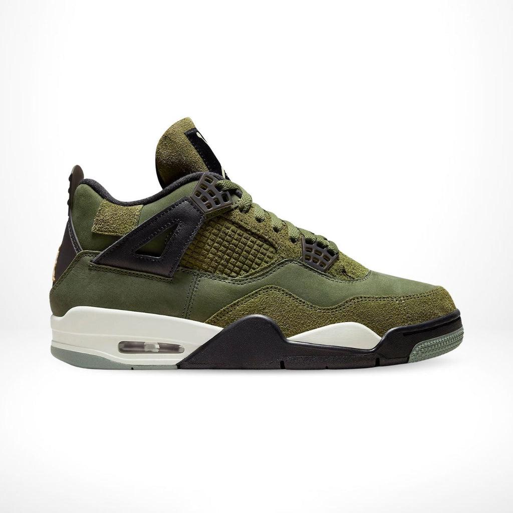 Craft Medium Olive Canvas SE — Air Jordan 4 Retro — product image